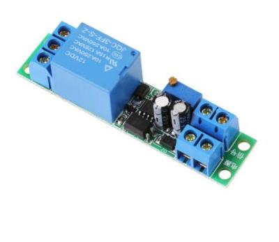 China DC12V Delay Timer Switch Relay Module Sealed Adjustable Time Delay Switch with Light Coupling for sale