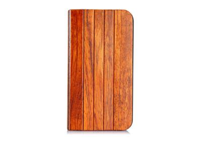 China Handcrafted Real Wood Folio Apple Iphone Protective Cases / Mobile Phone Covers for sale