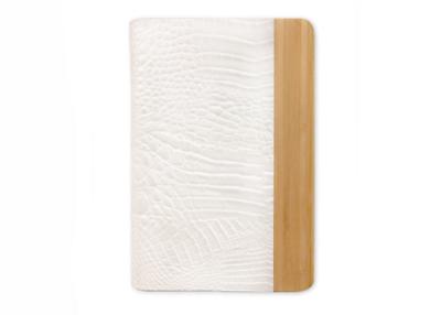 China Luxury White Leather Folio Case For iPad Air With Magnet Sleep And Stand for sale