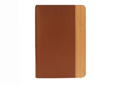 China Folding Ultra Thin Book Style Bamboon And Real iPad Leather Cases For iPad Air for sale