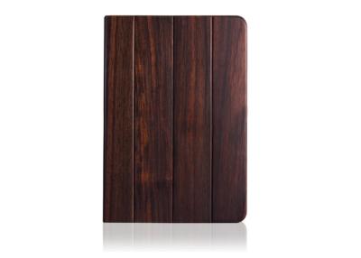 China Unique Dark Wood Magnetic Ipad Mini Wooden Case , iPad Folio Covers For iPad Mini 1 / 2 for sale