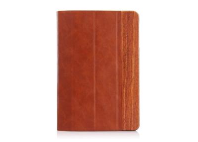 China Genuine Leather Ipad Mini Wooden Case for sale