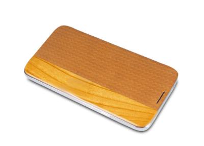 Chine Cas en bois de téléphone portable luxueux élégant avec de vraies ou d'unité centrale de cuir de folio caisses de PC Shell, à vendre