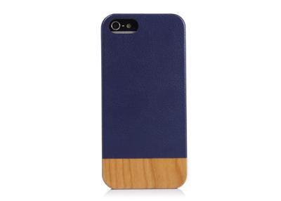 China Leather / PC Wooden iphone 5 phone cases Eco-friendly for Customized for sale