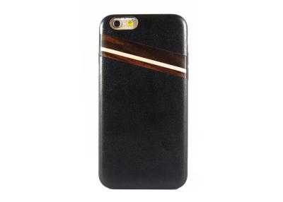 China PC Base Leather Mobile Phone Case For iPhone6 Plus , Customized for sale