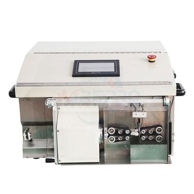 China SC-A01 0.6-4.0mm Full Automatic Coaxial Cutting and Wire Coaxial Cable Pneumatic Rotary Stripping Machine for sale