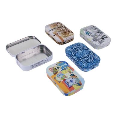 China Gift Souvenir Small Tin Box Sweets Box Food Grade Packaging Custom Printing Rectangular Package for sale