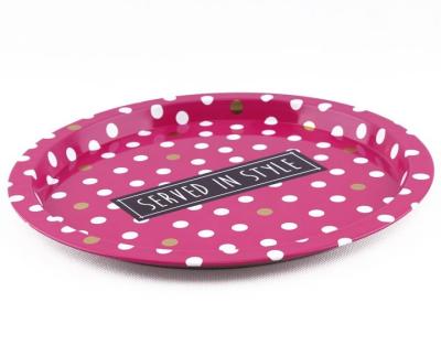 China Custom Food Metal Serving Tray / Tin Tray for sale