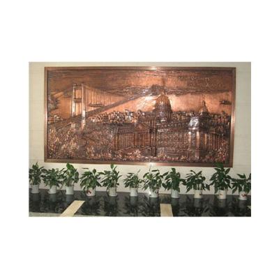 China Durable Top Selling Modern Famous Hand Carving Wall Art Relief Bronze Or Fiberglass Sculpture For Home Or Hotel Decor for sale