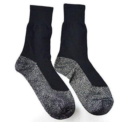 China OEM Unisex Sweat-absorbent Ultimate Comfort Socks Aluminized Super Soft Fibers Socks for sale