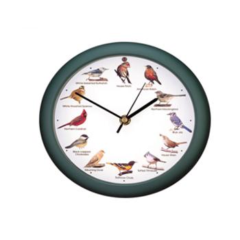 China LUMINOVA Singing Bird Wall Clock Bird Bird Sound Wall Clock for sale