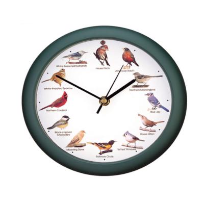 China Newhall Singing Bird Wall Clock /Singing Bird Wall Clock/12 Unique Bird Songs Chirping Hourly Clock TF-Z038 for sale