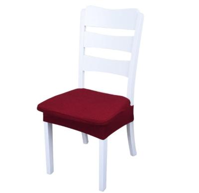 China Waterproof Plaid Plaid Seat Cover Dining Chair Protector Slot Stool Seat Cover for sale