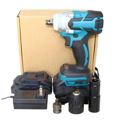 China Wholesale Price Brushless Motor 3 in 1 Cordless Power Tools Impact Wrench Electric Screwdriver Power Drill Impact Wrench 240*170*60mm for sale