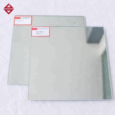 China Large Security Contemporary Frameless Edge Dancing Aluminum Mirror With Vinyl Film Back for sale