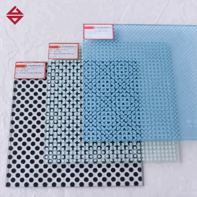 China Explosion-proof / Bulletproof PATTERN DECORATIVE TEMPERED CERAMIC FRITED BACK PAINTED LAMINATED GLASS OPAQUE PRICE for sale