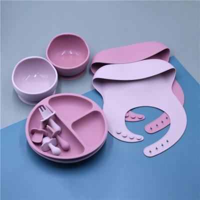 China Logo Silicone Children's Tableware Cutlery Children's Silicone Tableware Customized Viable for sale