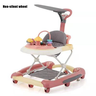 China 2021 Multifunctional Cheap Educational Anti-rollover Car Push Baby Walker for sale