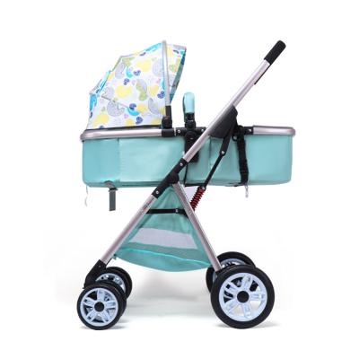 China High Seat Landscape Light Baby Stroller Baby Stroller Set Two Way Foldable Foldable Baby Strollers Baby Strollers for sale