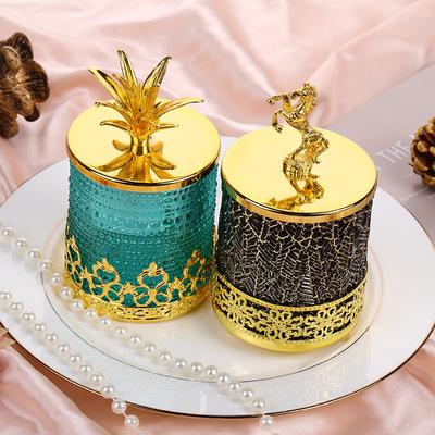 China Home Decor Glass Jar Label Luxury Glass Candle Jar Jars Vessel With Lids For Candle Making for sale