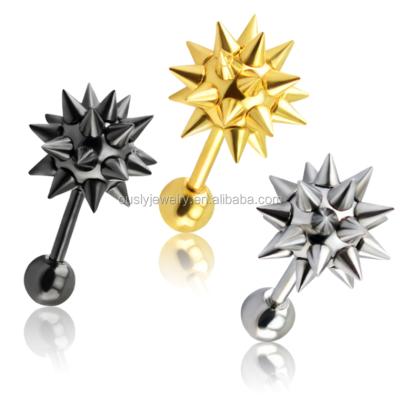 China Stainless Steel Rivet Ear Stud Stainless Steel Piercing Jewelry for sale