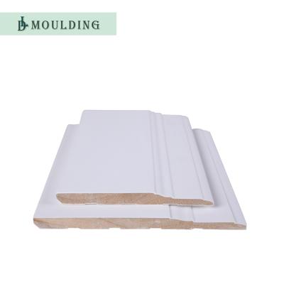 China Modern manufacturers supply white primed skirting board liner joint finger base boards for sale