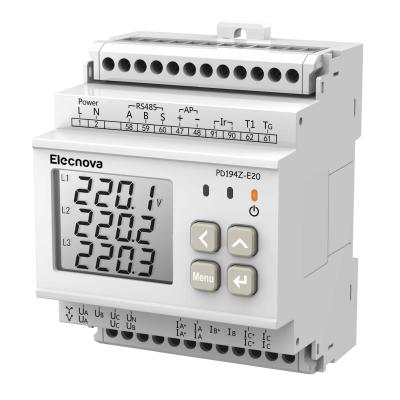 China Multifunction Rail Mounted Din Electricity Meter Cloud Energy Monitor Meter PD194Z-E20 for sale