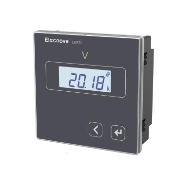 China LCD Digital Display 96*96 Panel Mounted Electricity Meter Single Phase LNF22 Voltmeter for sale