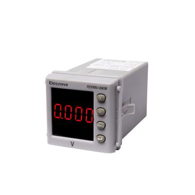 China Elecnova PZ195U-DK1B 48*48mm Single Phase LED Panel Voltmeter Measurement Output Digital DC Millivoltmeter for sale