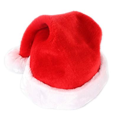 China Fashionable High Quality Christmas Supplies Merry Christmas Decorated Felt Santa Claus Hat for sale