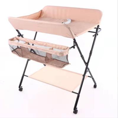 China Factory Modern Design Foldable Changing Table Drawer Baby Diaper Changing Table for sale