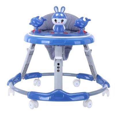 China Music Walker Stroller Toddler Walkers Marketing Gift Company Promotional Dots 2020 New Baby Walker With Carrier Cheap Plastic Toys Music Kid Baby Single Walker for sale