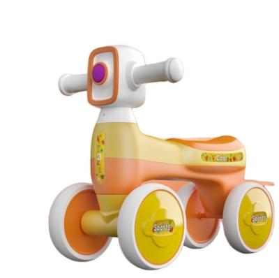 China Ride On Children Swing Car 4wheel Plastic Small Children Riding Toys Car For Baby Swing Car for sale