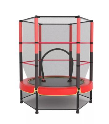 China With protective net indoor and outdoor trampoline for kids jumping kids jump bed trampoline for sale