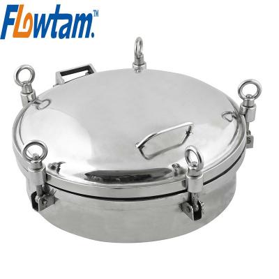 China Stainless steel stainless steel tank manhole cover, sanitary manway for sale