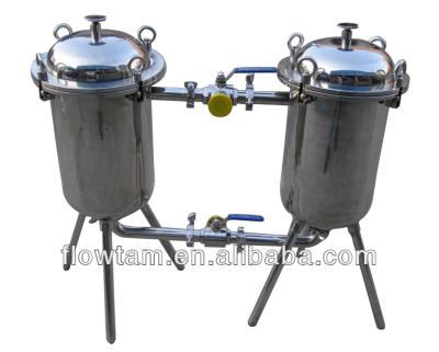 China High Quality Fruit Juice Filter Double Diary Barrel Filter for sale