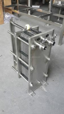 China The cooling and heating of liquid products in pharmacy plate heat exchanger for industrial oil cooling, milk cooling\pasteurizer, pharmaceutical industry for sale