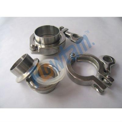 China Sanitary Food Grade SS304 Stainless Steel Tri Clamp Ferrule for sale