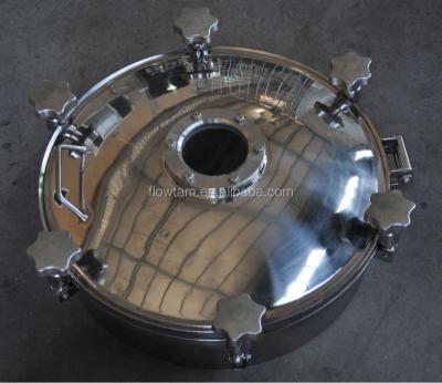 China Stainless Steel Tank Sanitary Manhole Cover for sale