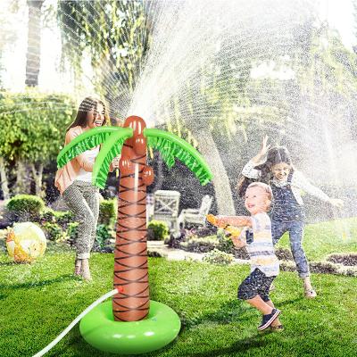 China Garden Outdoor Backyard Sprinkler for Kids summer gift Sprinkle Splash Palm Tree Pad for sale