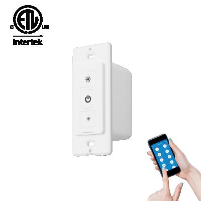 China 120-277V 300W Indoor Lower Load Tuya In-Wall Dimmer Alexa Google Home WIFI Smart Switch for sale