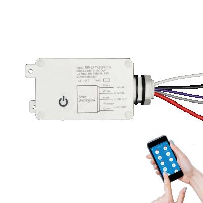 China Indoor dimmer control smart wireless wifi wall switch 120v 230v triac 100-277v light controller 0-10v tuya rheostat 0 10v for sale