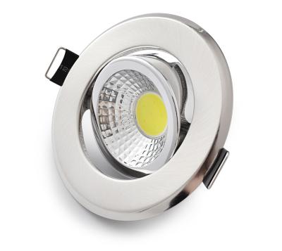 China Modern Golden COB 3w 5w LED CeilingLight Fit Ceiling Recessed LED Downlight Lamp for sale