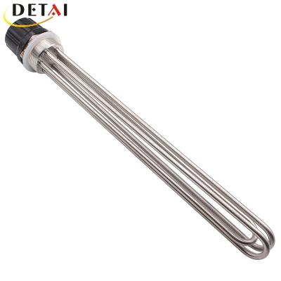 China 220v 10kw Stainless Steel Heating Element Submersible Electric Tubular Water Heater With 2