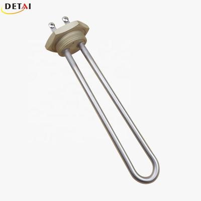 China 1/4 Inch BSP Heating Element Immersion Solar Water Heater Element DC 12v U Type DC 12V 200W 1 for sale