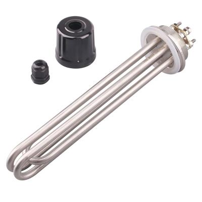 China Hotels 6000W 220/380V Stainless Steel Cylinder Water Heating Element for sale