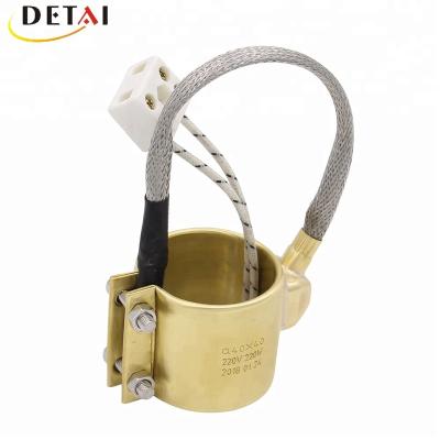 China Machinery Repair Shops 40x40mm 220V 220W Electric Brass Band Heater For Blow Molding Machines for sale