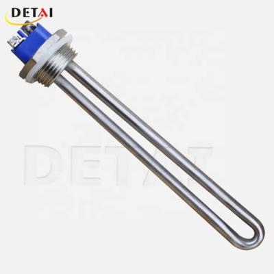 China Any Application 12V 150W Liquid Heating DC Immersed Heater Electric Water Heating Element Solar for sale