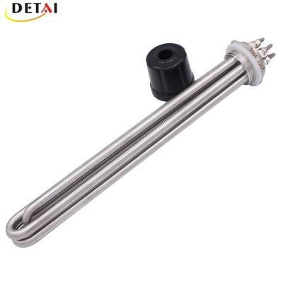 China 3 Phase Water Heater Heating Element Stainless Steel Liquid Immersion Thermal Resistance for sale