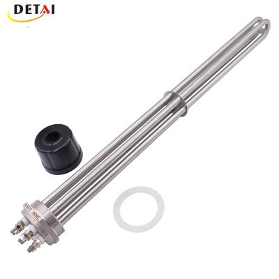 China Electric Water Heating Element 380V 10kw / 15kw Stainless Steel Immersion Heating Element for sale